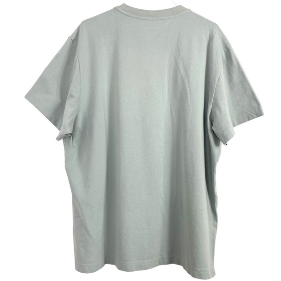 EVERLANE Heavy-Weight Blend Cotton Crew Neck Uniform T-Shirt in Soft lime green - Picture 3 of 6